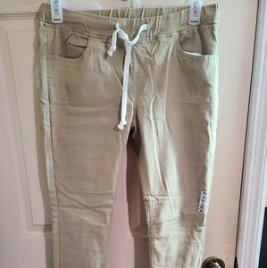 Tan joggers